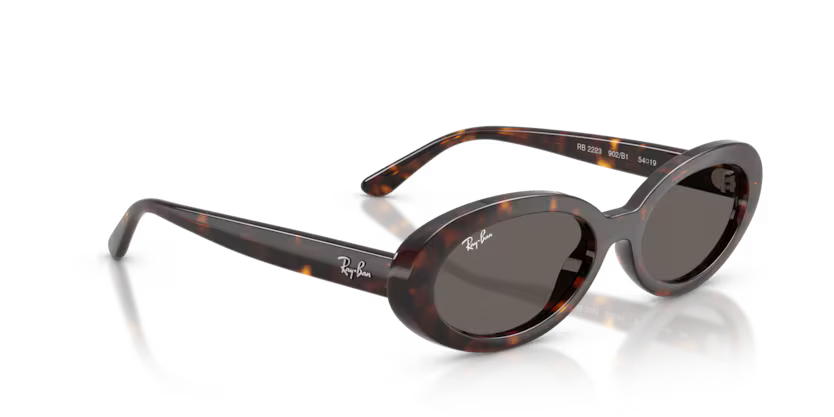 Ray-Ban RB2223 – Havana com Lente cinzento escuro (902/B1) Tamanho 54