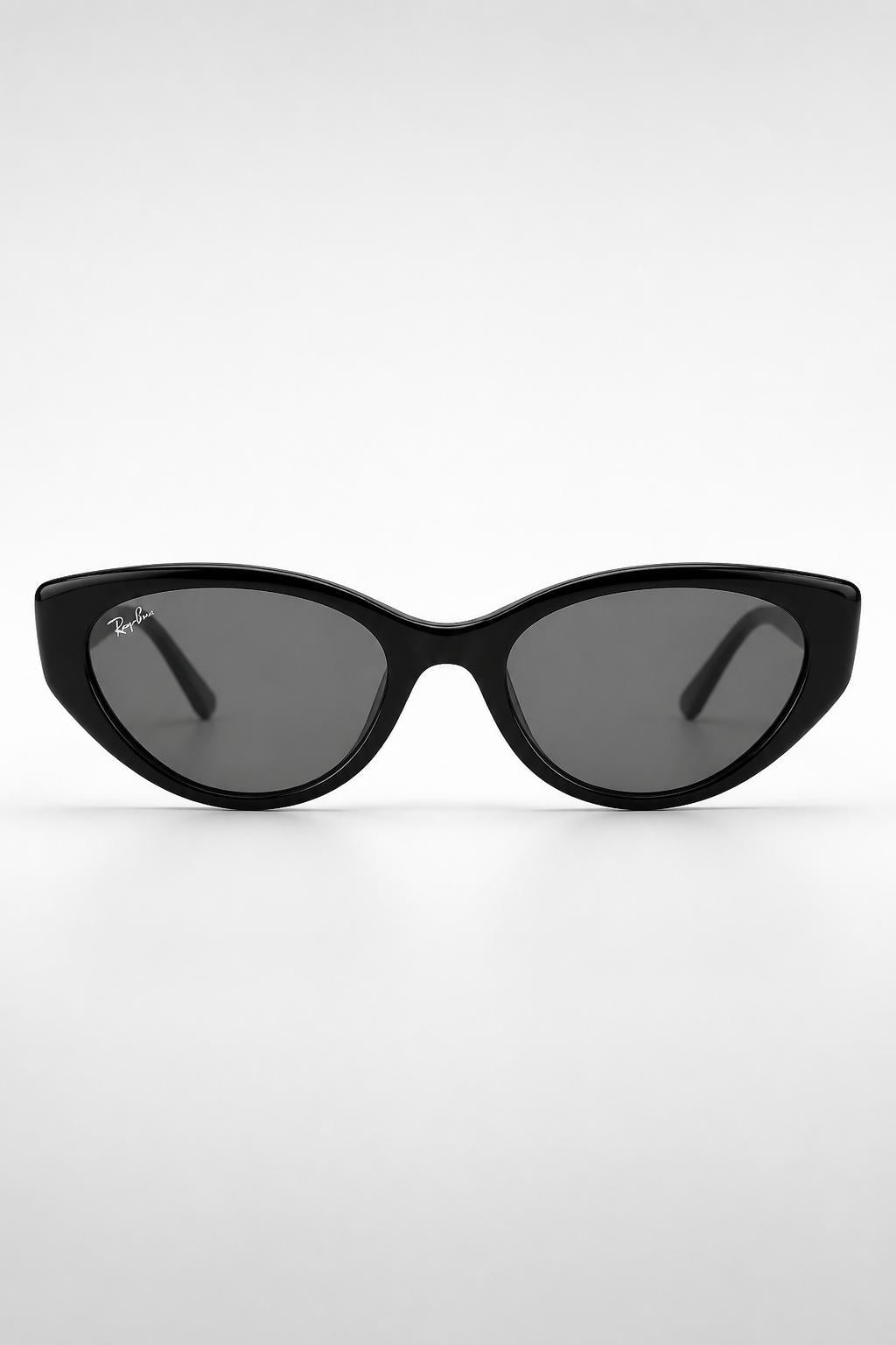 Ray-Ban RB4457D – Armação Preta com Lente Cinzenta Uniforme (6677/11) Tamanho 55