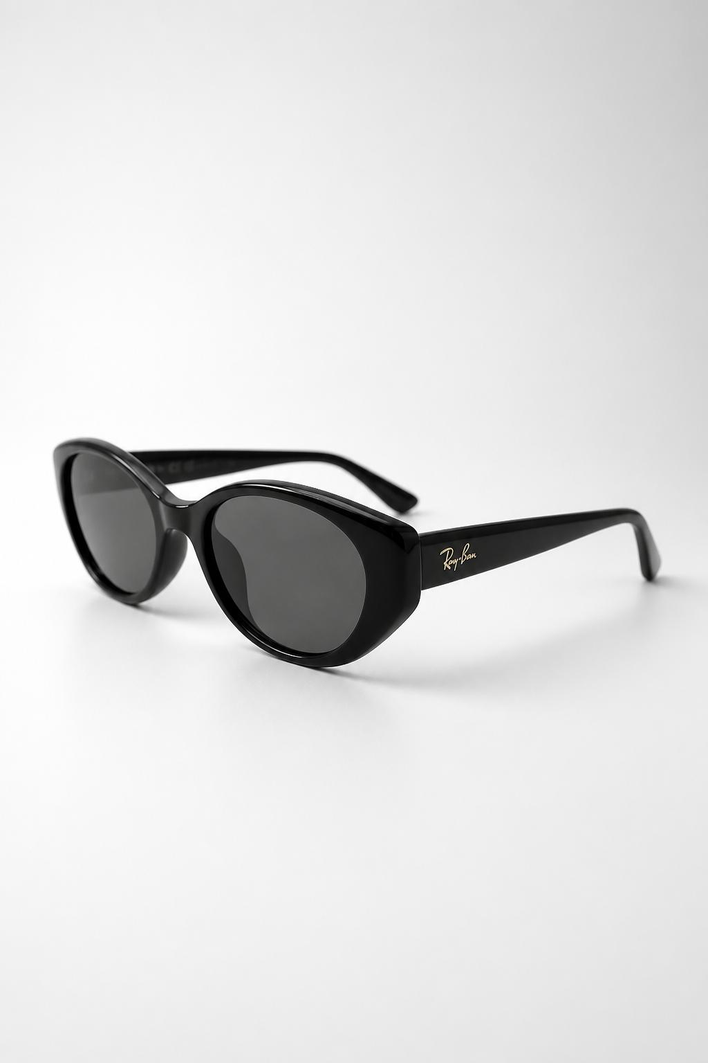 Ray-Ban RB4457D – Armação Preta com Lente Cinzenta Uniforme (6677/11) Tamanho 55