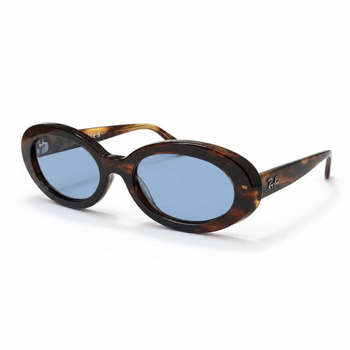 Ray-Ban RB2223 – Havana Listrado com Lente Azul (954/56) Tamanho 56