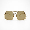 Miu Miu SMU A55 - Armação em Metal Dourado com Lente Amarela (5AK-10R) Tamanho 57
