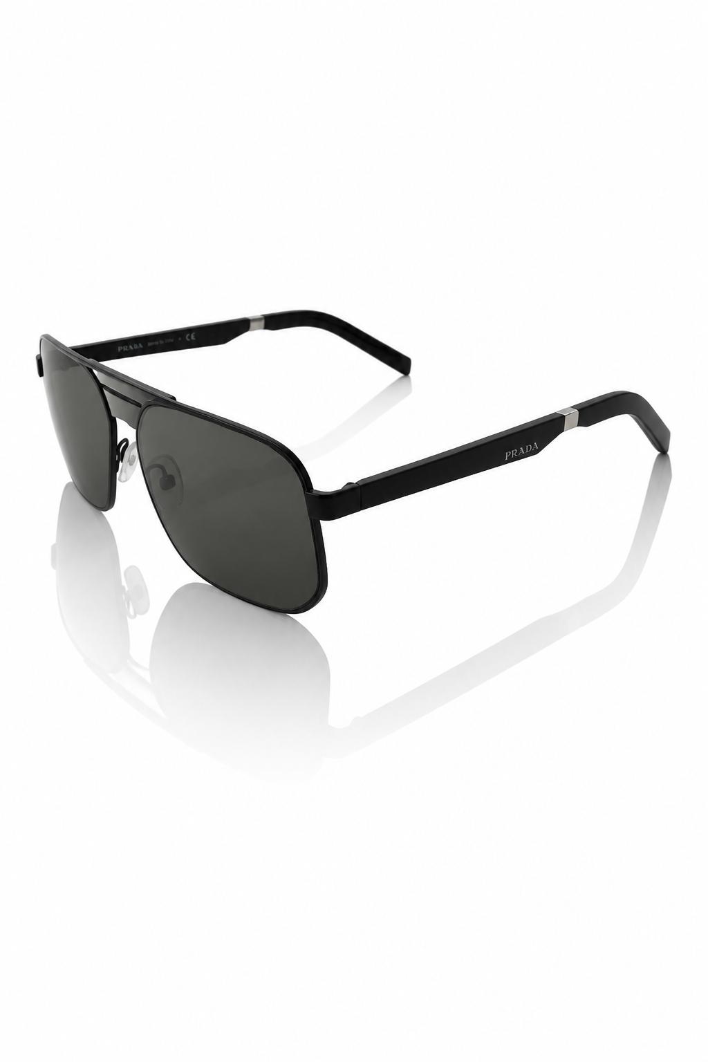 Óculos de sol Prada SPR60W na cor 1BO-5G1, vista lateral